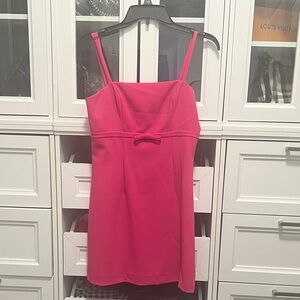 French Connection Vibrant Pink Mini Dress